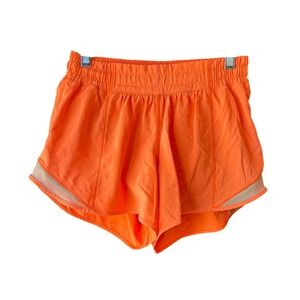 Lululemon Hotty Hot Short II 4" Highlight Orange Size 4